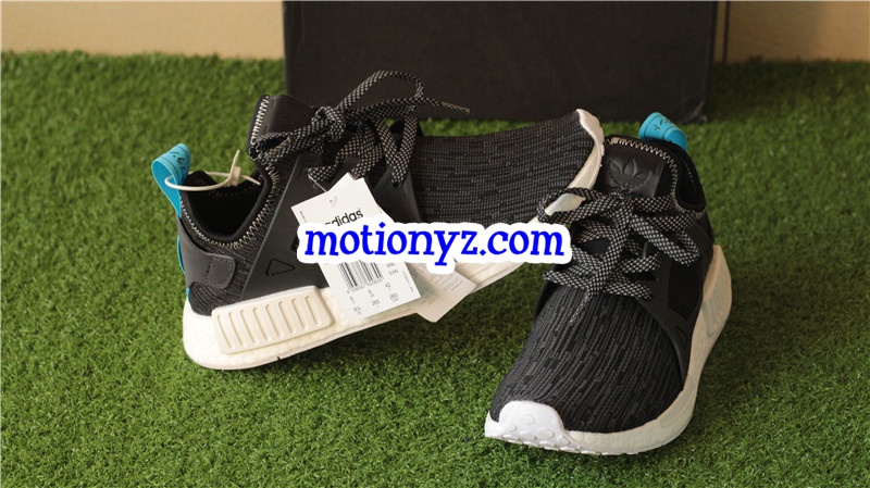 Adidas NMD Runner Pk XR1 Black Grey Mottled Real Boost